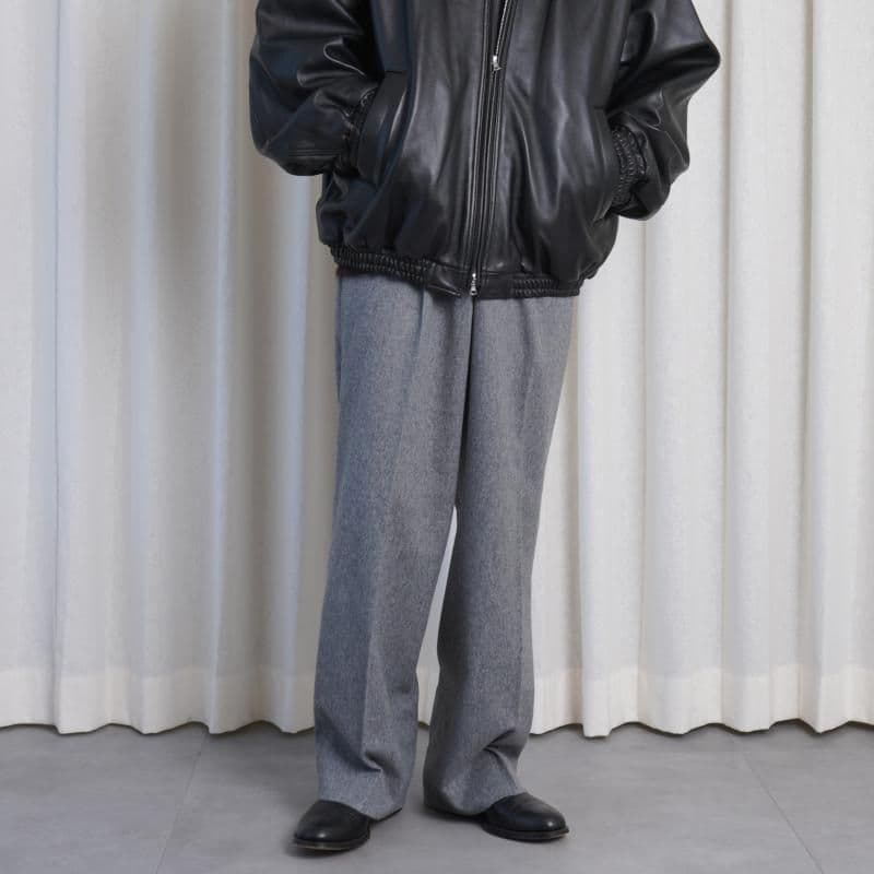 パンツ ssstein W/CA BEAVER STRAIGHT TROUSERS