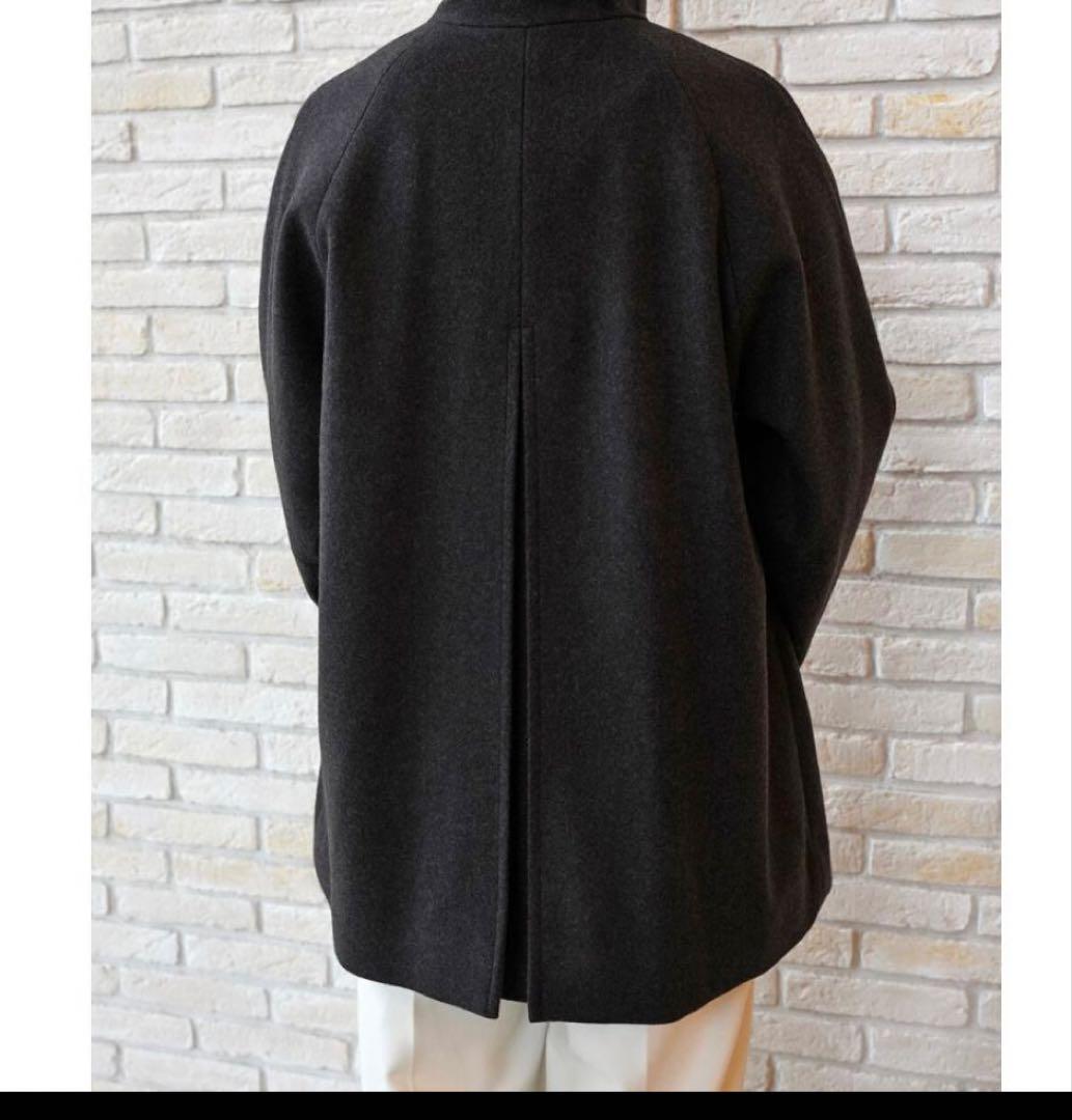 カフネ スタンドカラー ハーフコート ピーコート cafune