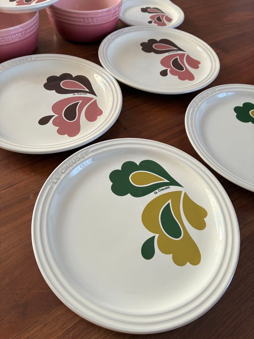 ル・クルーゼ　ピーコック　食器セット