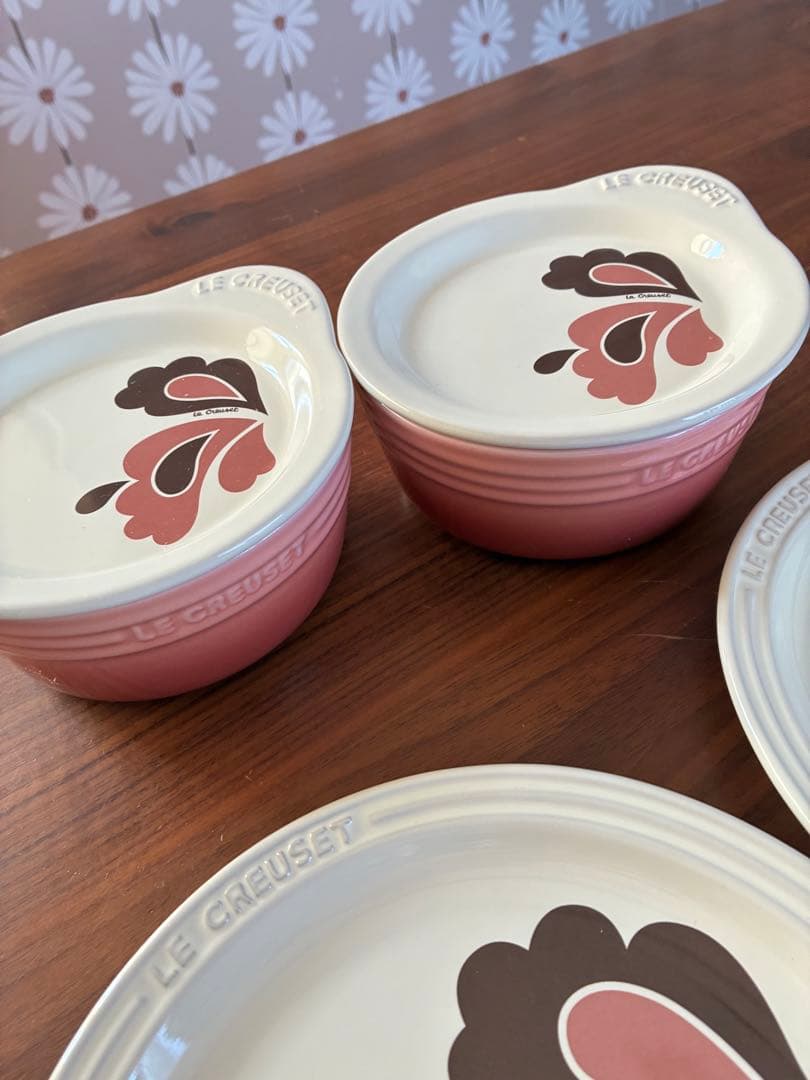 ル・クルーゼ　ピーコック　食器セット