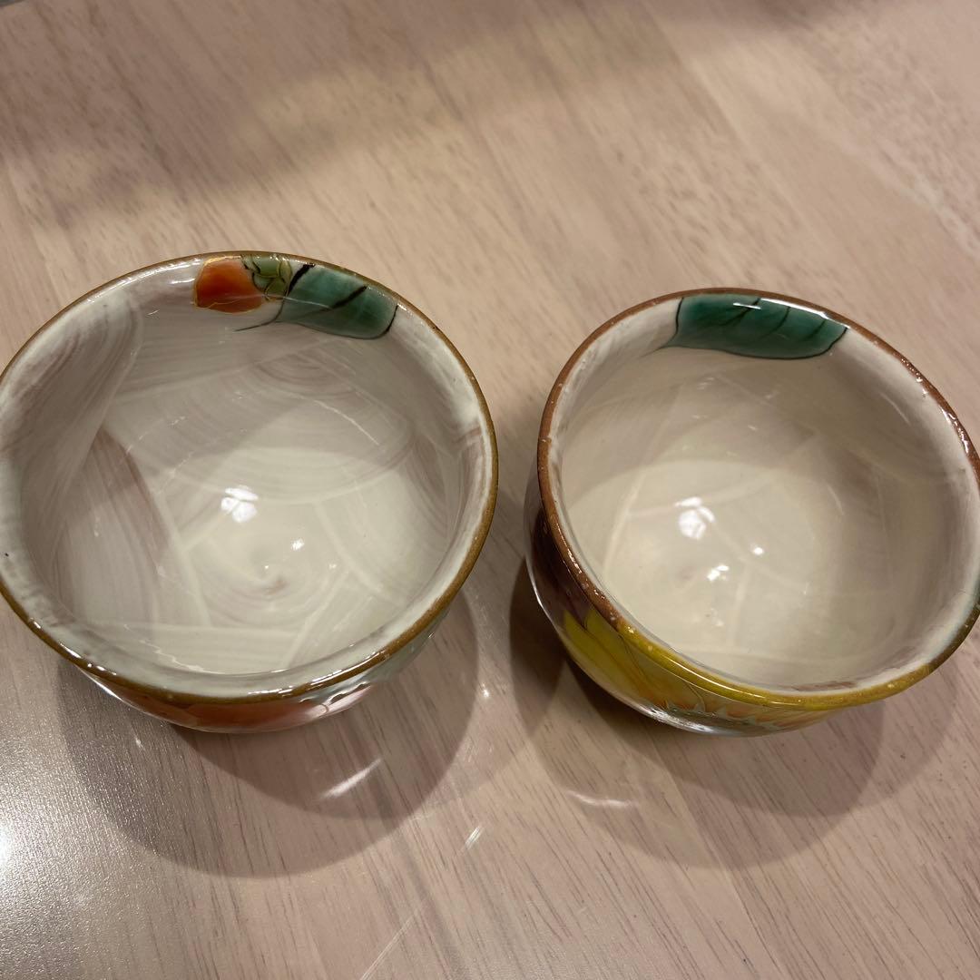 京焼　陶あん　茶碗　湯呑み2個セット