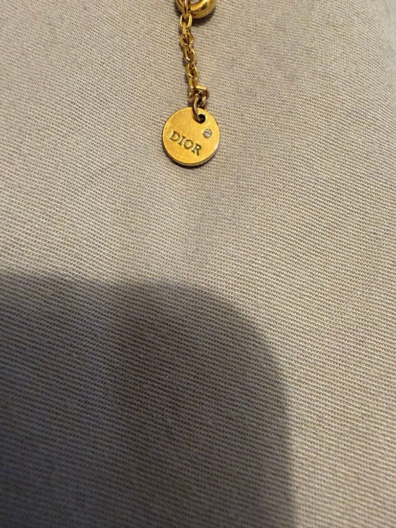 Dior ディオール　Petit CD ダブル ネックレス ゴールド