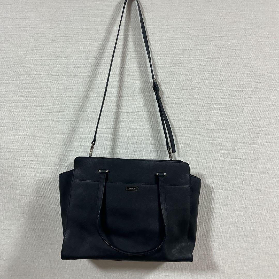 キャベツ様ご依頼　アニエスべー ビジネスバッグ 2way ショルダーバッグ