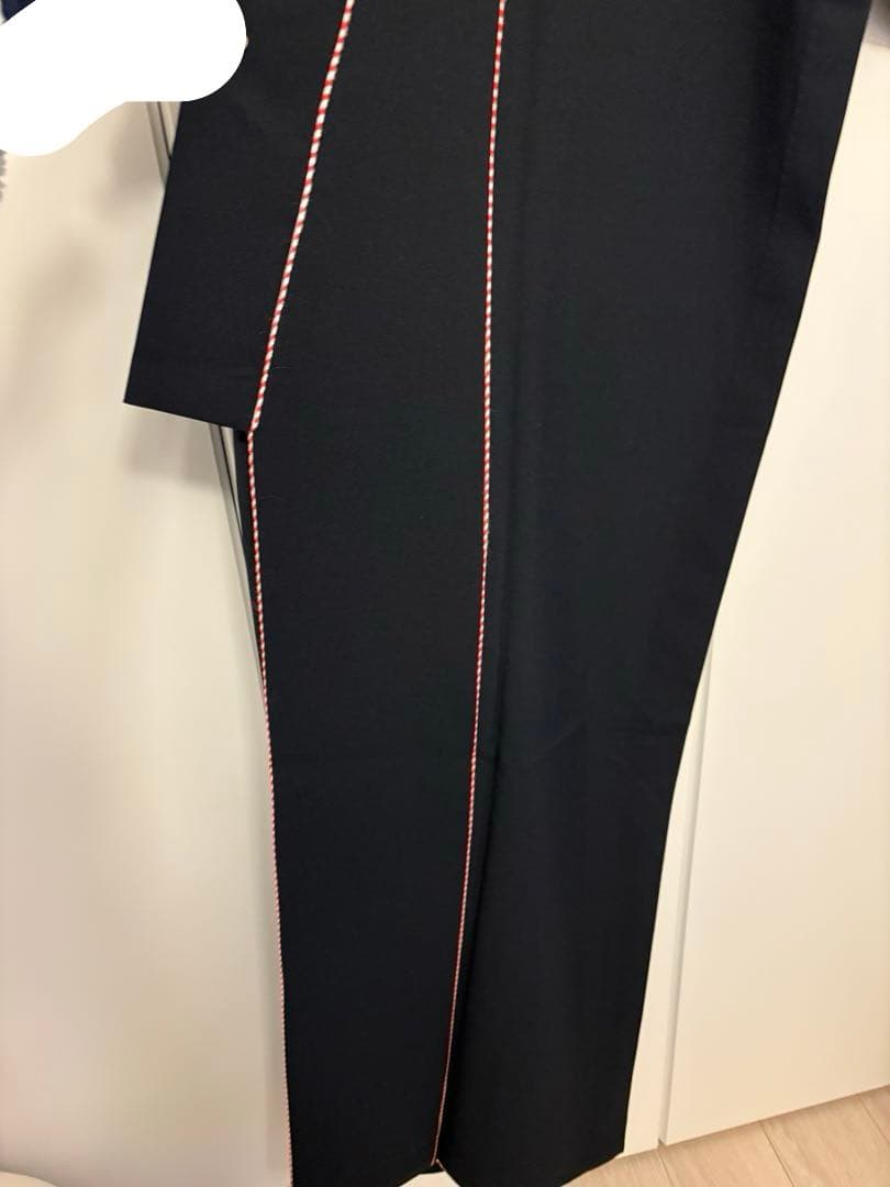 撫松庵　単衣着物　パイピング