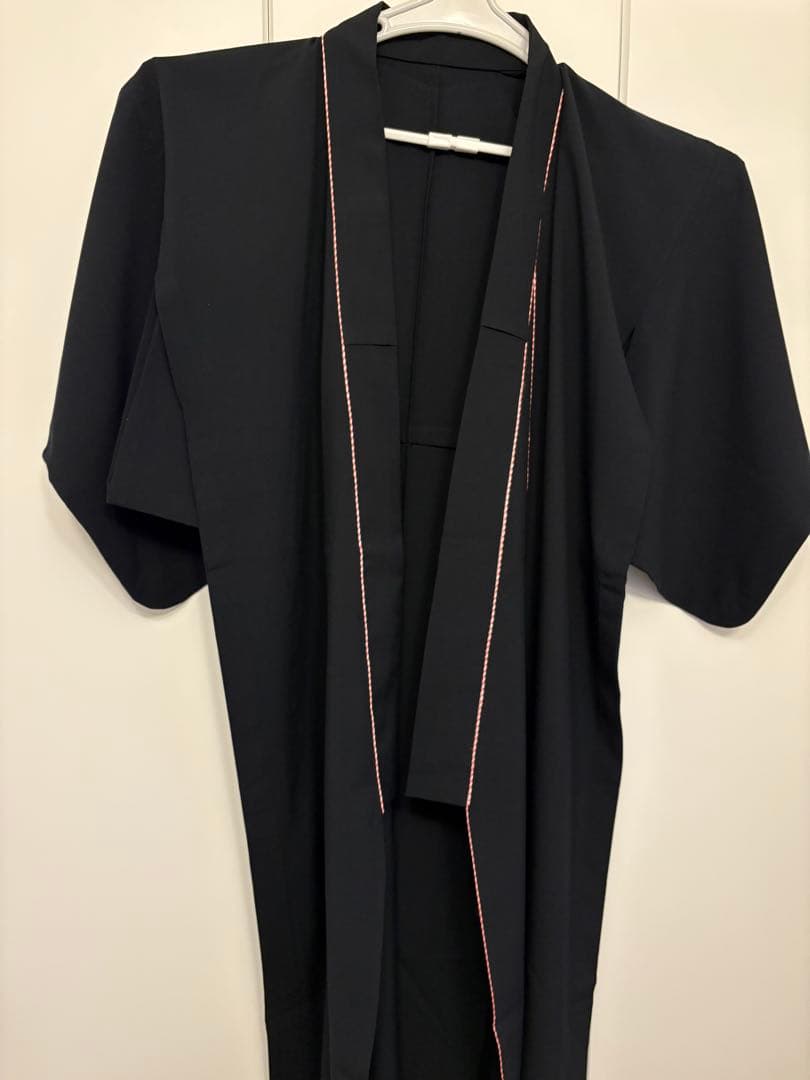 撫松庵　単衣着物　パイピング