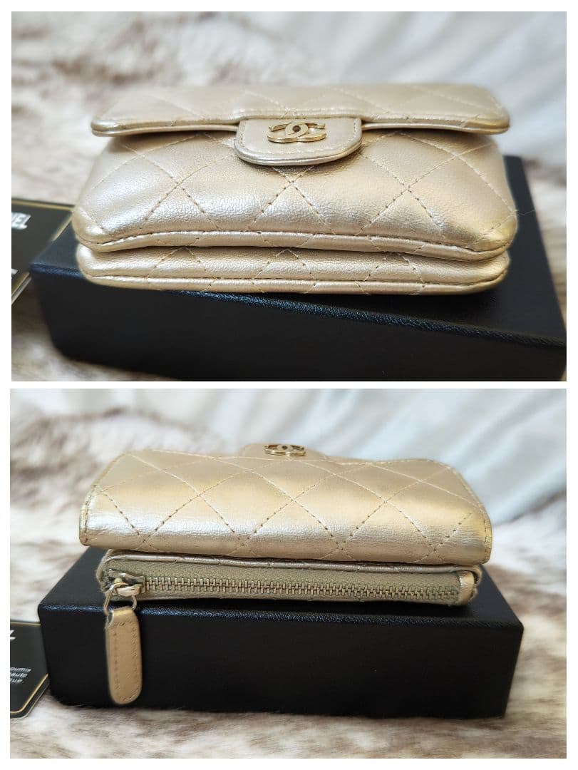 み*ゆ様 ★訳あり★シャネル ケース カードケース マトラッセ ラムスキン