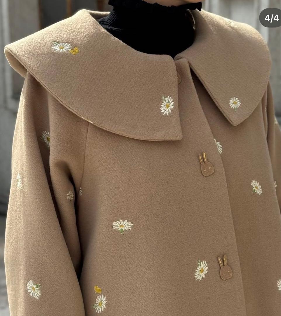 初回数量限定分 yukiemon マーガレットバニーロングコート　ノベルティ付き