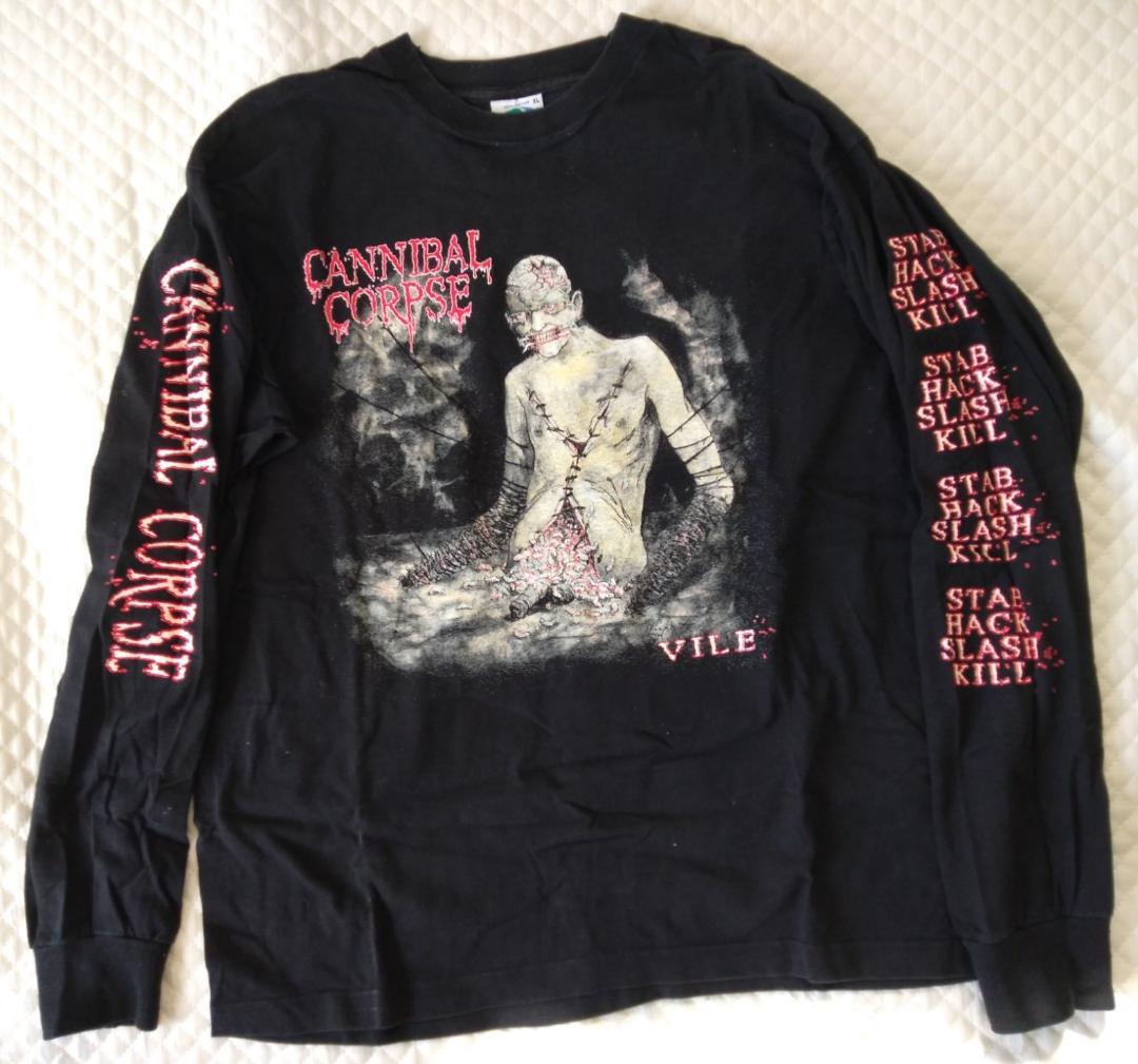 Cannibal Corpse Vile US Tour ヴィンテージ長袖シャツ