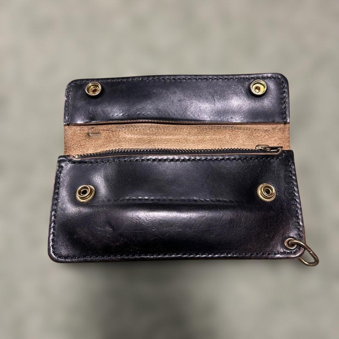 MARYAM社HORSE BUTT(茶芯)トラッカーウォレット