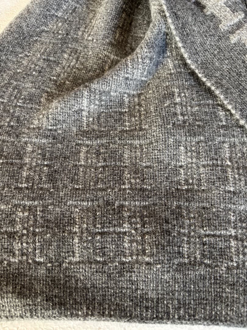 ◆◆HERMES[エルメス]大判ニットマフラー◆◆カシミア100％