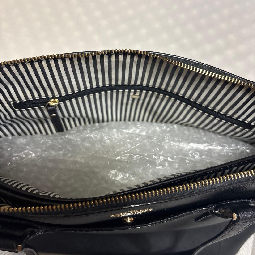 kate spade ブラック ビジネスバッグ