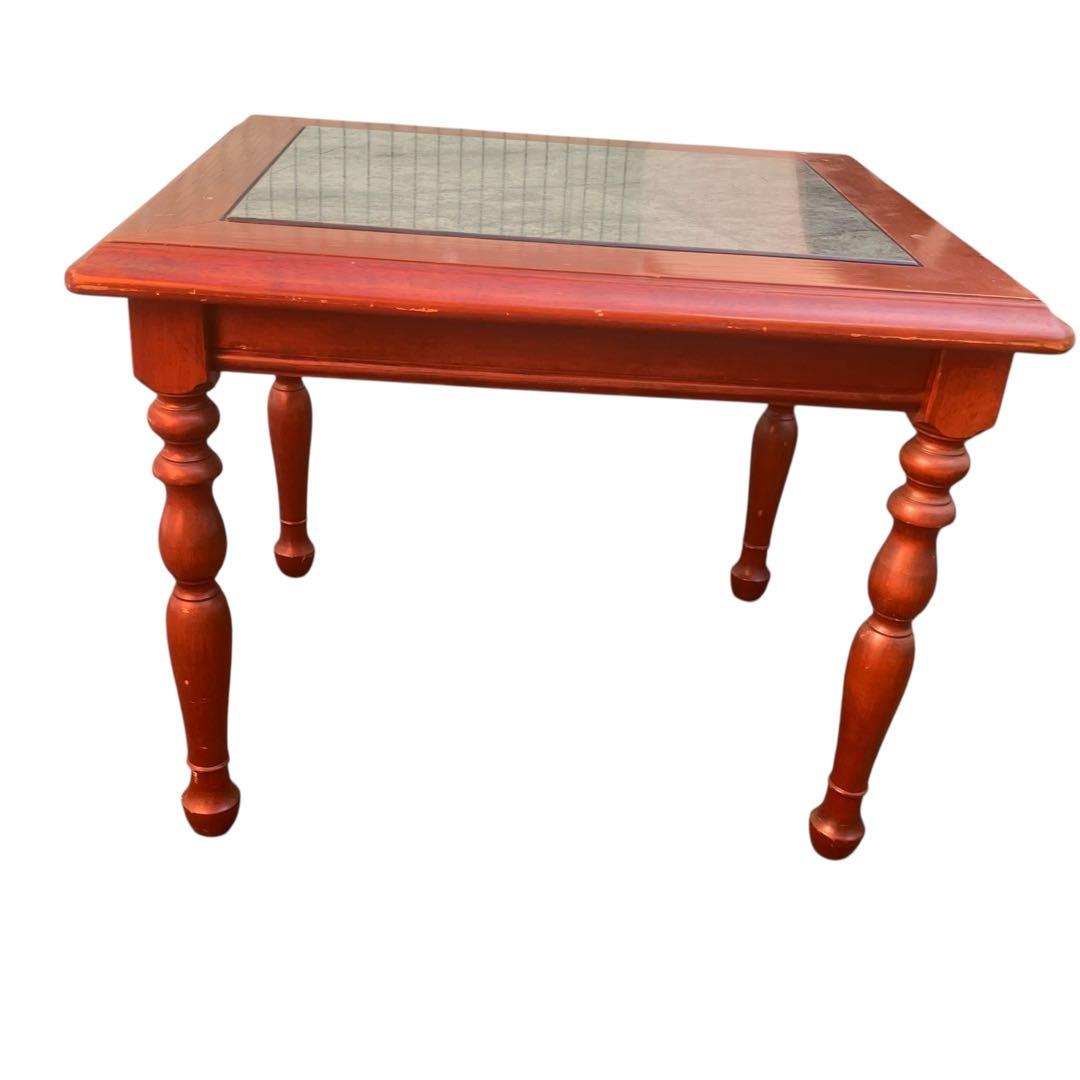 大理石　タイルトップ サイドテーブル 北欧家具