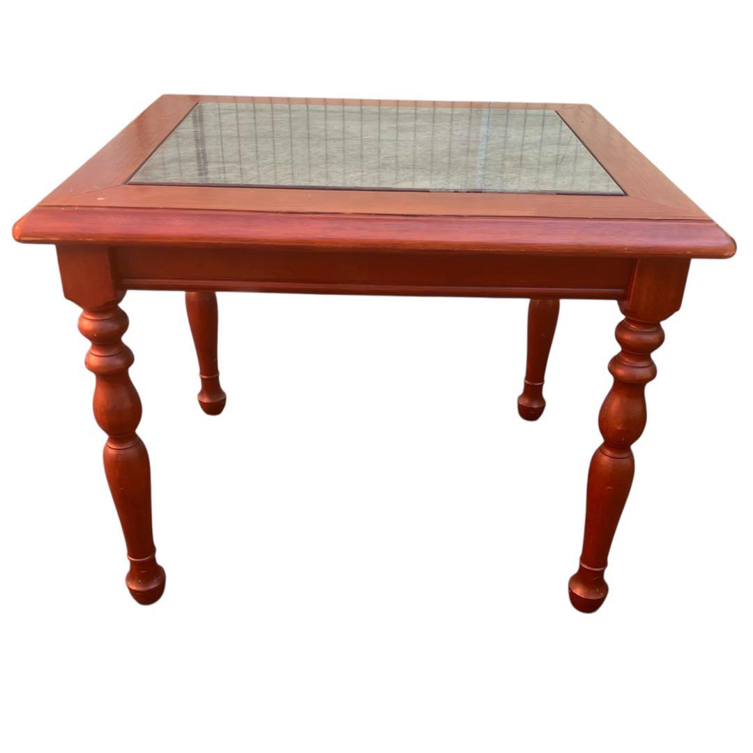 大理石　タイルトップ サイドテーブル 北欧家具