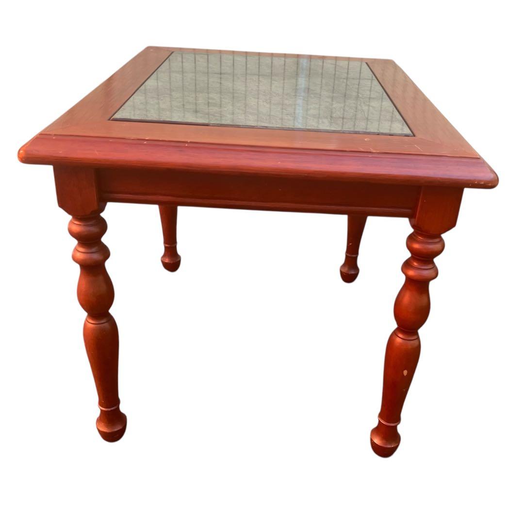 大理石　タイルトップ サイドテーブル 北欧家具