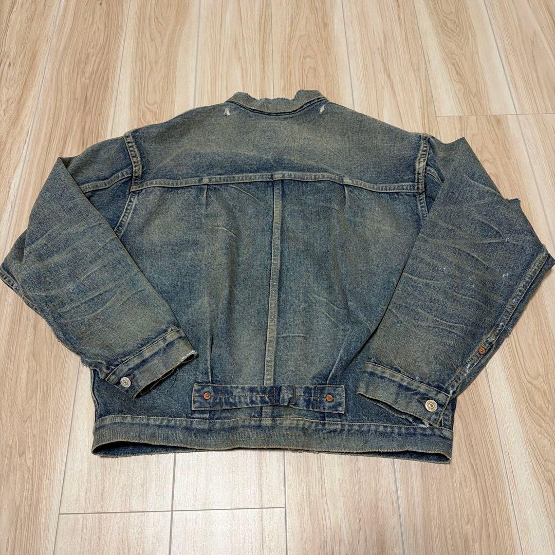 new manual #001 T-BACK DENIM JACKET 未使用