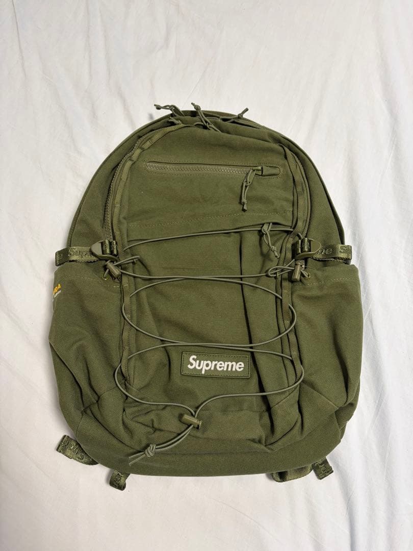 Supreme オリーブ バックパック 25SS