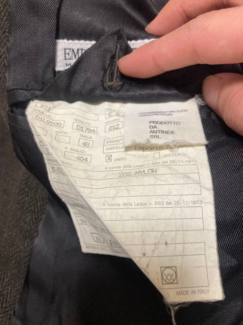 90s archive Emporio Armani コート