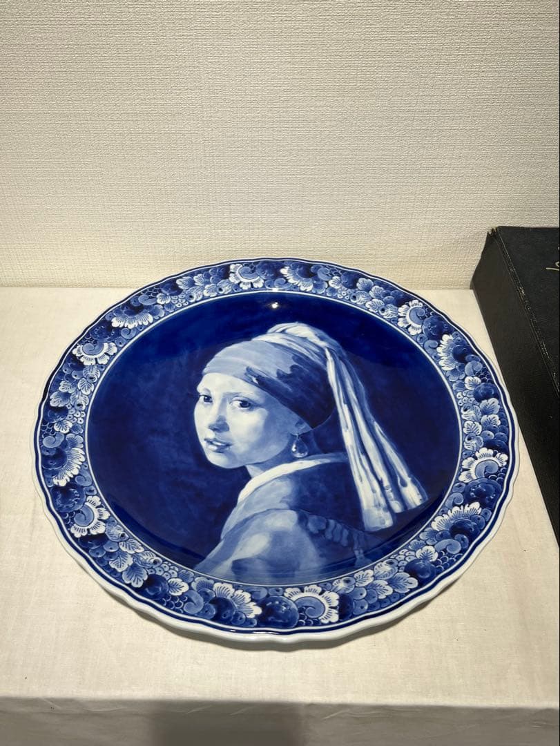 ロイヤル　デルフト　フェルメール　飾り皿 直径42cm