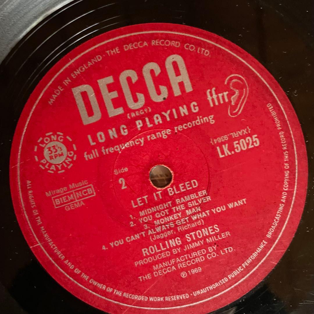ROLLING STONES LET IT BLEED UKorg ジャンク