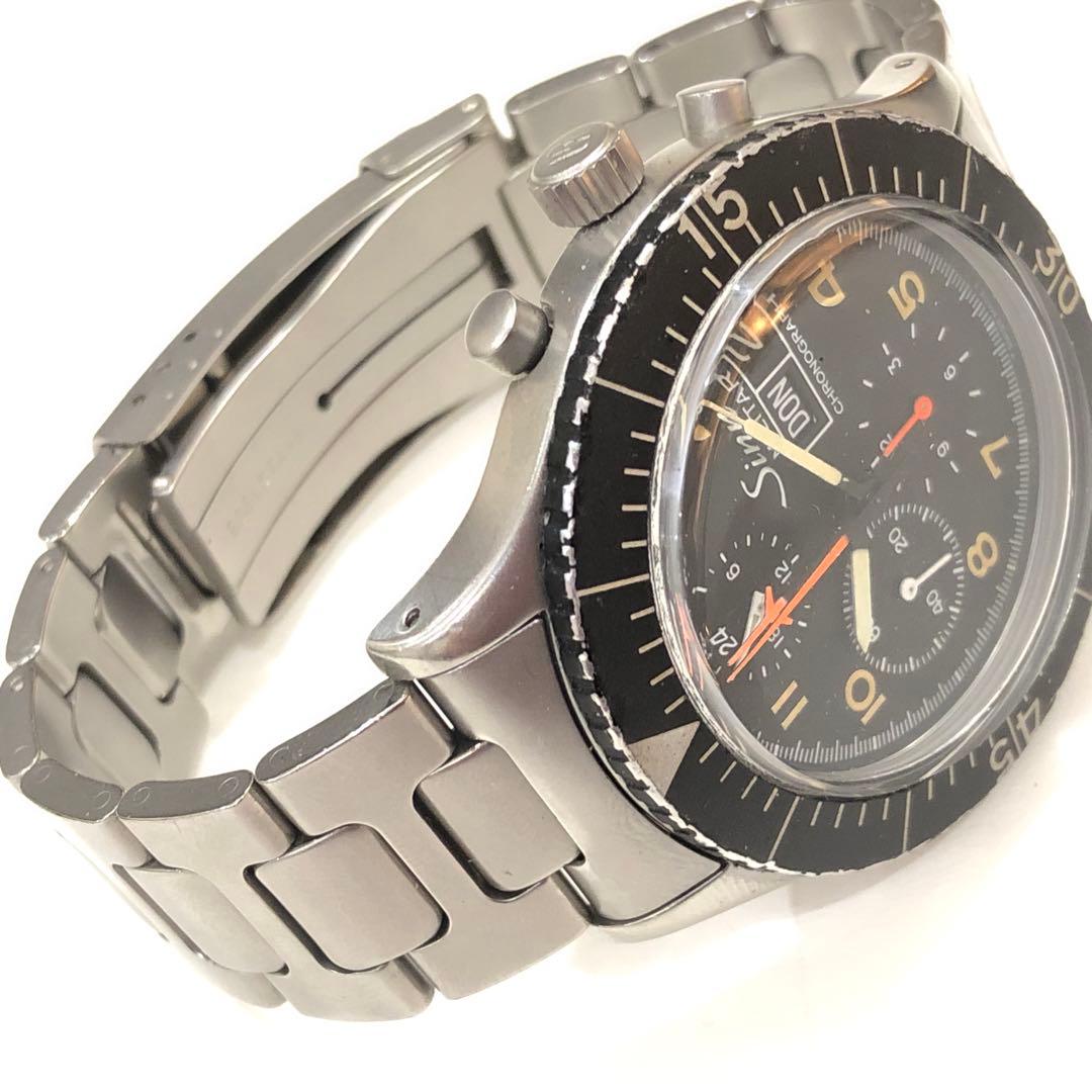 ジン Sinn 156B ミリタリー パイロット クロノグラフ メンズ腕時計