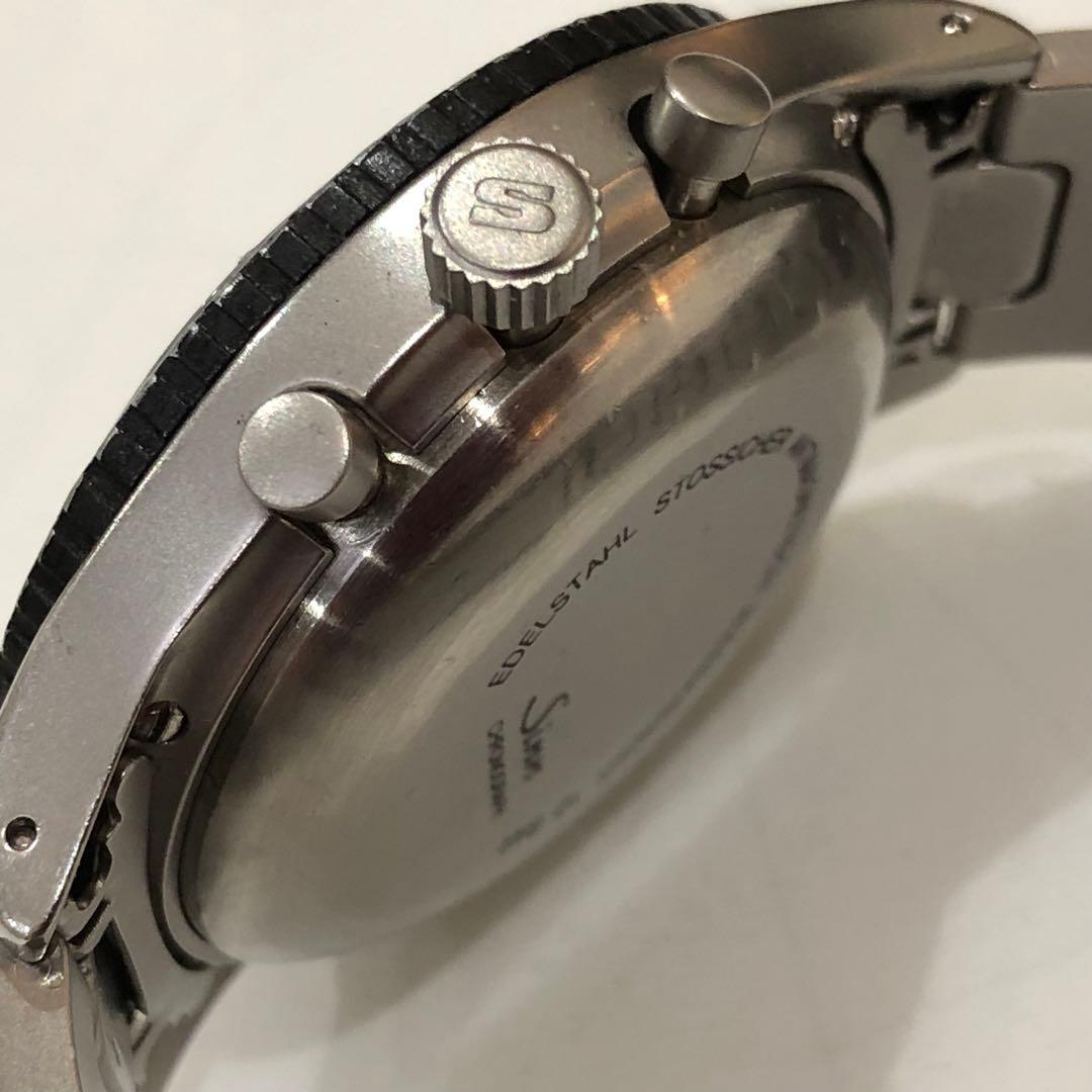 ジン Sinn 156B ミリタリー パイロット クロノグラフ メンズ腕時計