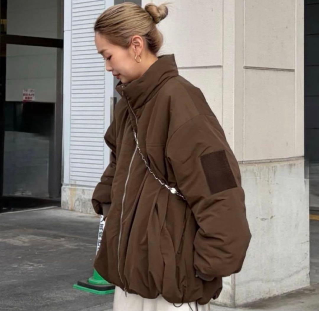 チャオパニックティピー PON企画中綿スタンドカラージャケット ブラウン 美品