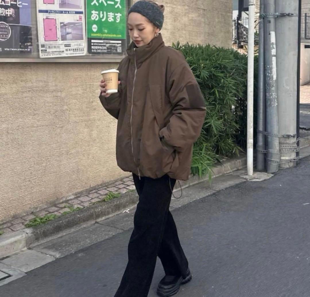 チャオパニックティピー PON企画中綿スタンドカラージャケット ブラウン 美品