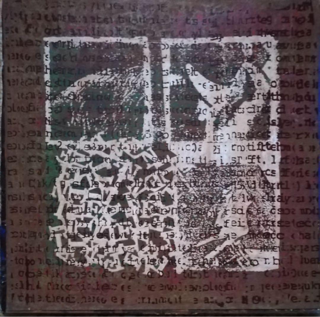 Hands To「Flatline」LP2枚組ハンドメイドジャケット NOISE