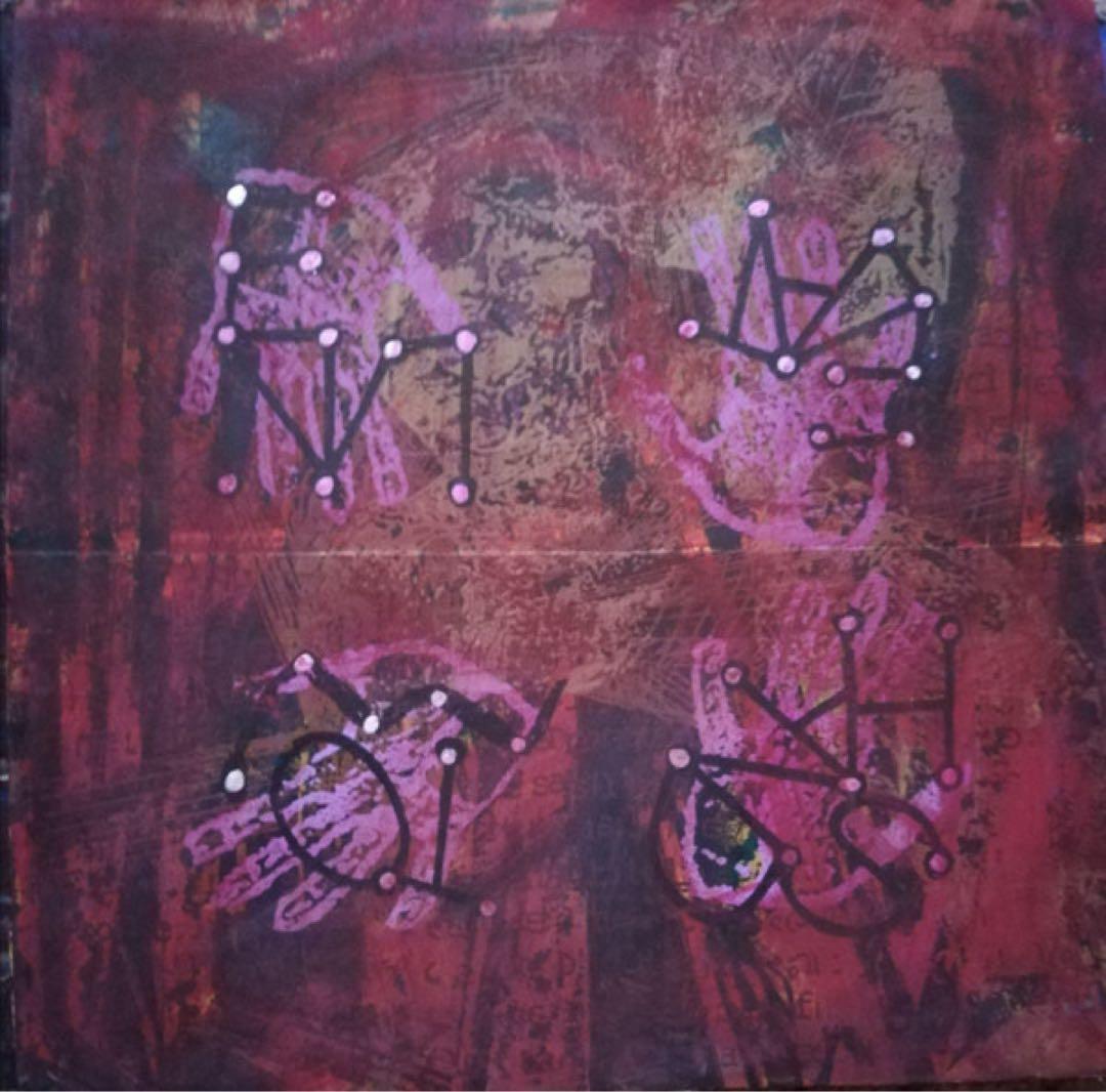 Hands To「Flatline」LP2枚組ハンドメイドジャケット NOISE