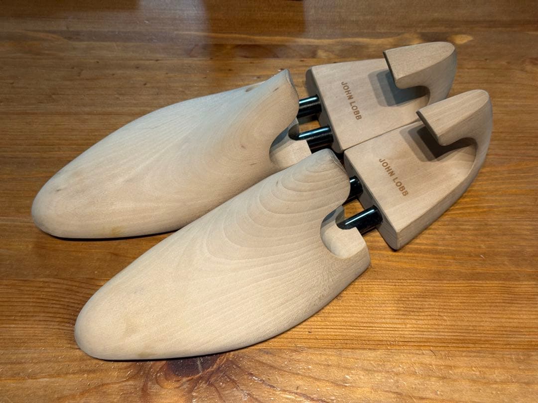 純正ツリー付　ジョンロブ　チャペル　7E　ブラック　8000ラスト　ダブルモンク