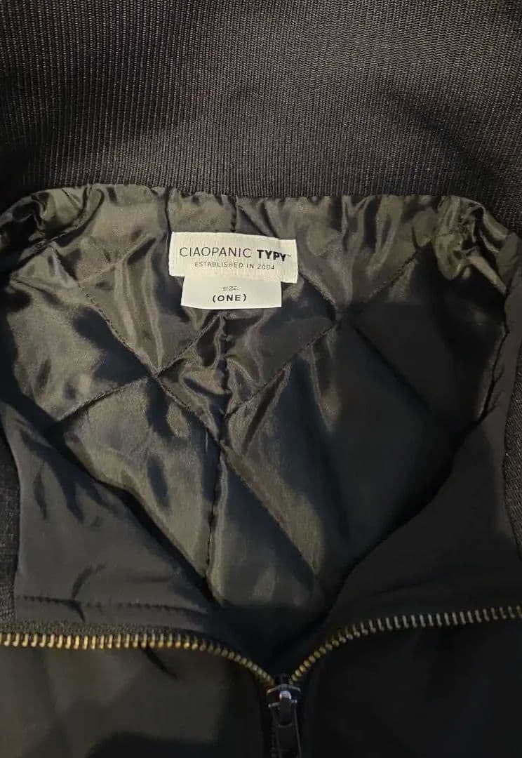 CIAOPANICTYPY スタンドカラーボリュームスリーブコート　ブラック