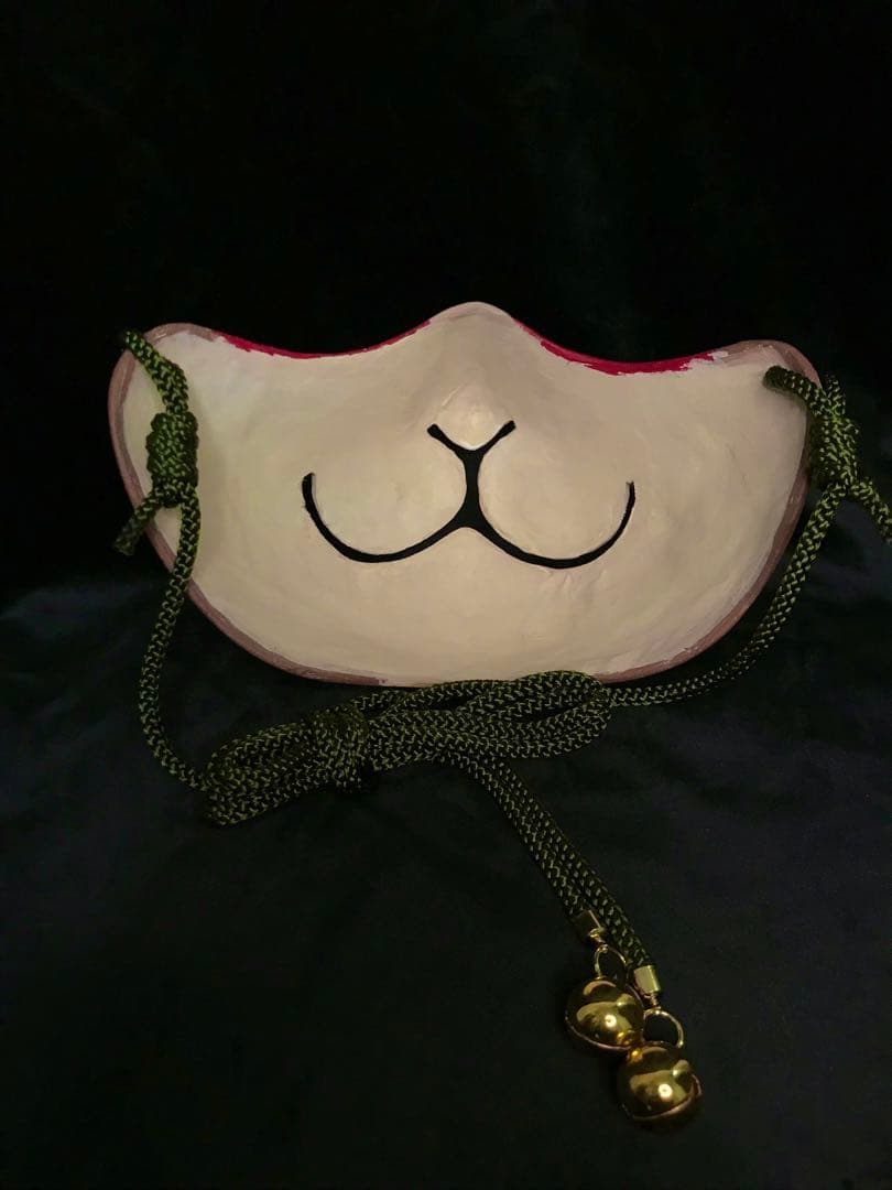 【魁 多聞】(面頬)