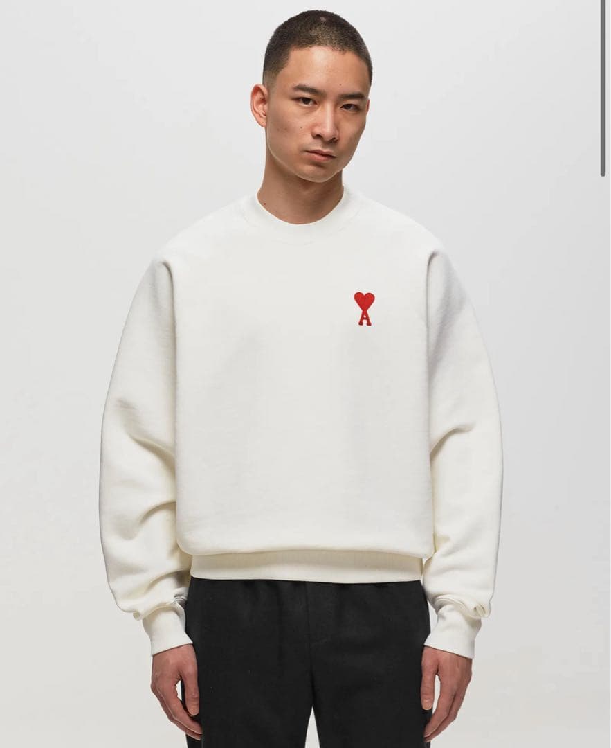 正規品Ami Paris Tonal ADC Sweatshirt黒 M 美品