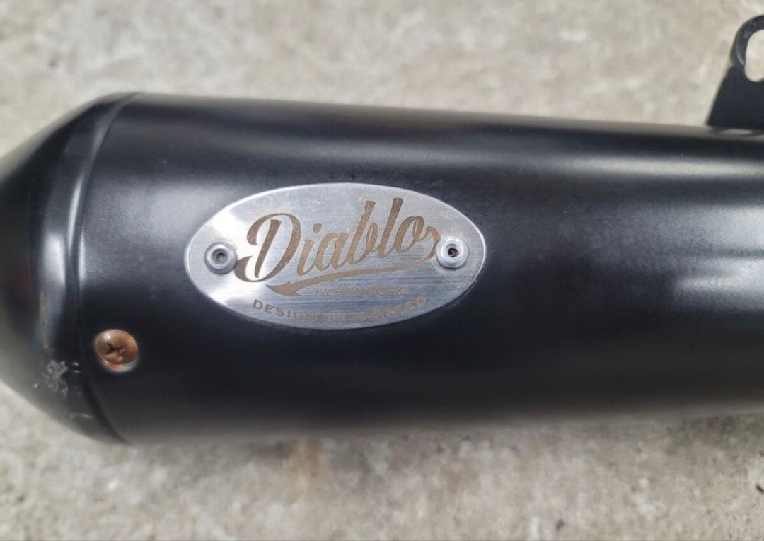 CT125 Diablo ブラック マフラー
