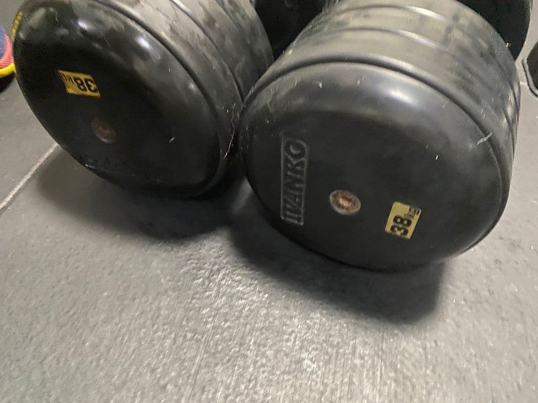 ダンベル　38kg　ペア　【IVANKO】イヴァンコ