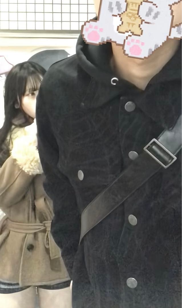 ジャケット・アウター Fur Collar Thickened Woolen Coat