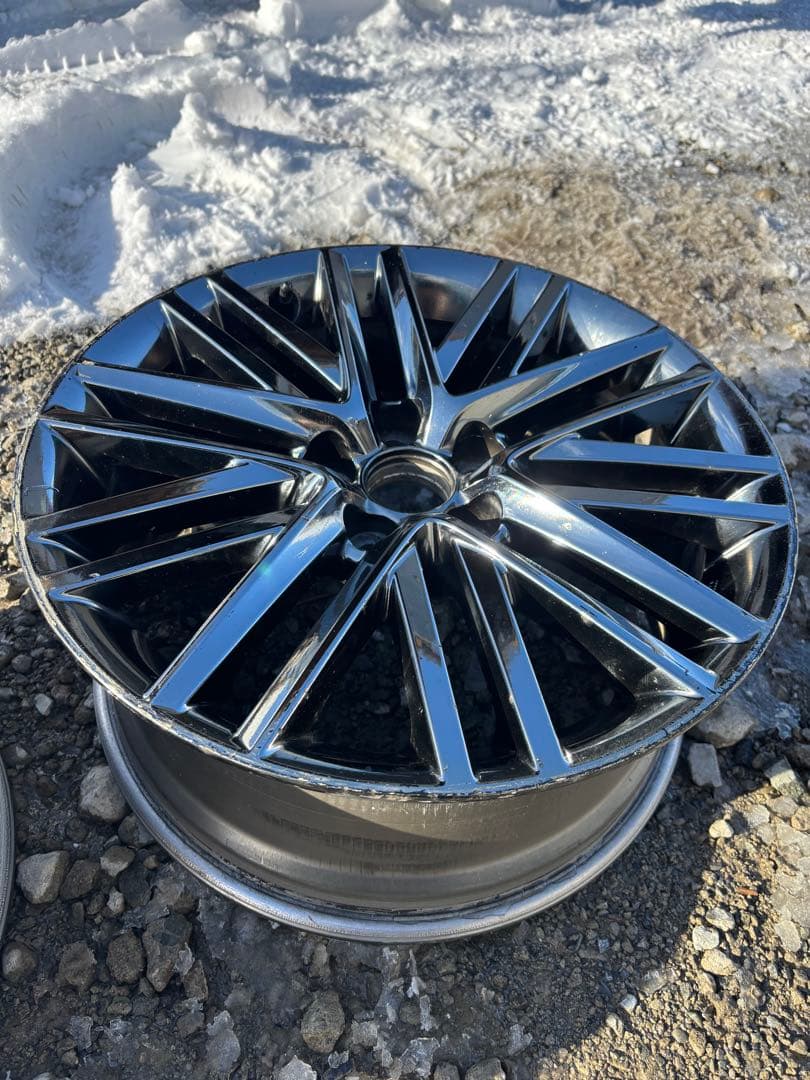 ①ゆ 4本 210系 クラウン 純正ホイール スパッタリング