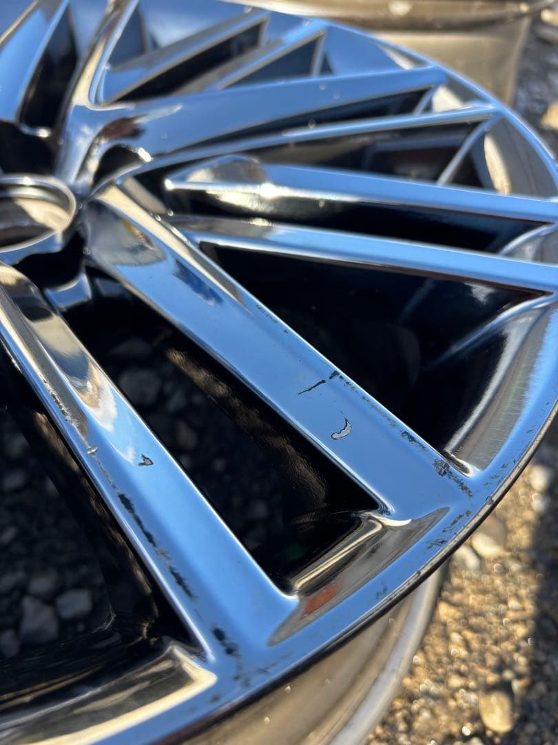 ①ゆ 4本 210系 クラウン 純正ホイール スパッタリング