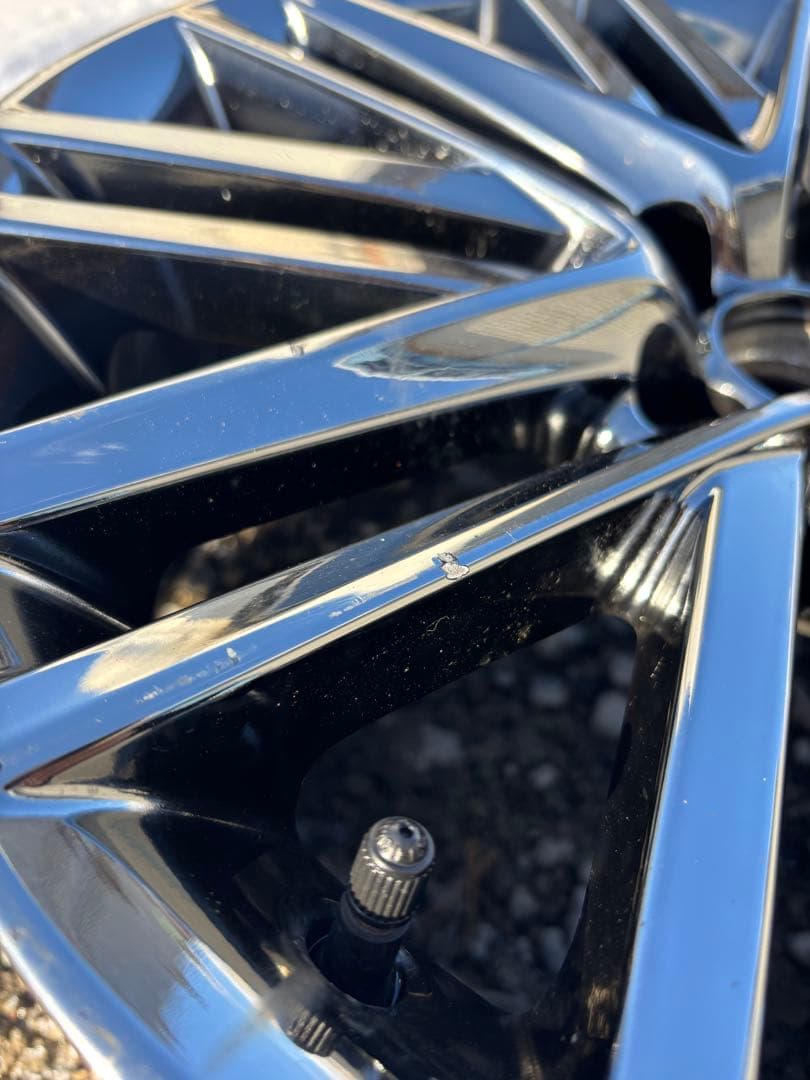 ①ゆ 4本 210系 クラウン 純正ホイール スパッタリング