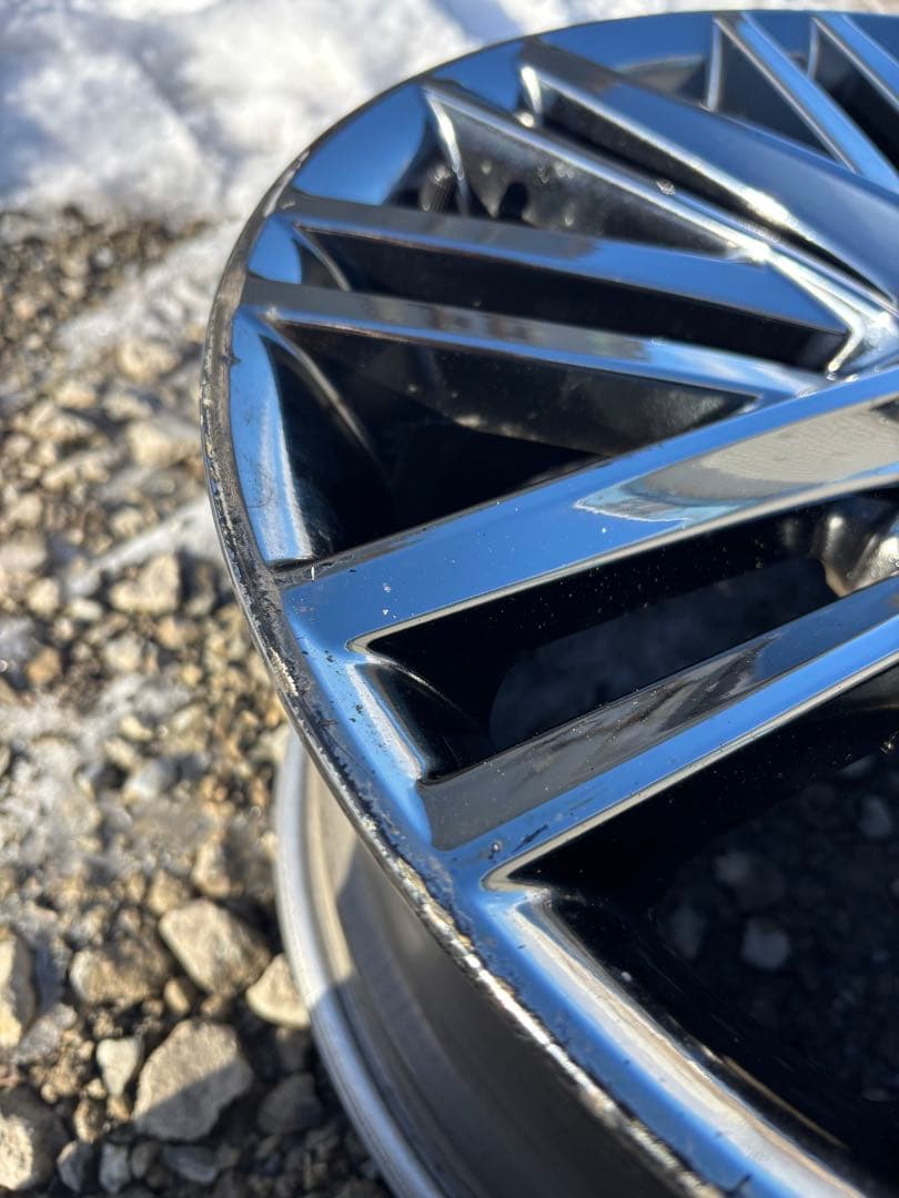 ①ゆ 4本 210系 クラウン 純正ホイール スパッタリング