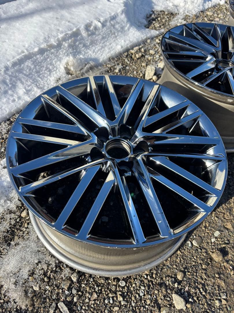 ①ゆ 4本 210系 クラウン 純正ホイール スパッタリング