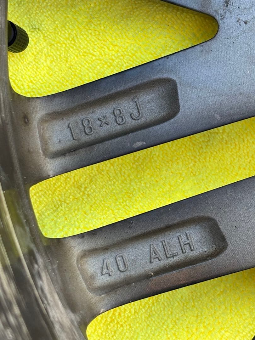 ①ゆ 4本 210系 クラウン 純正ホイール スパッタリング