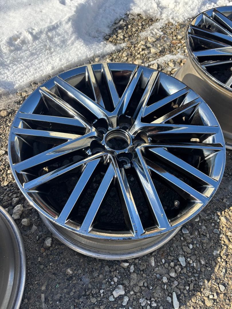 ①ゆ 4本 210系 クラウン 純正ホイール スパッタリング