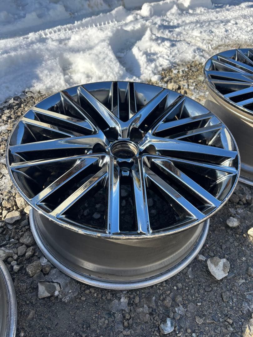 ①ゆ 4本 210系 クラウン 純正ホイール スパッタリング