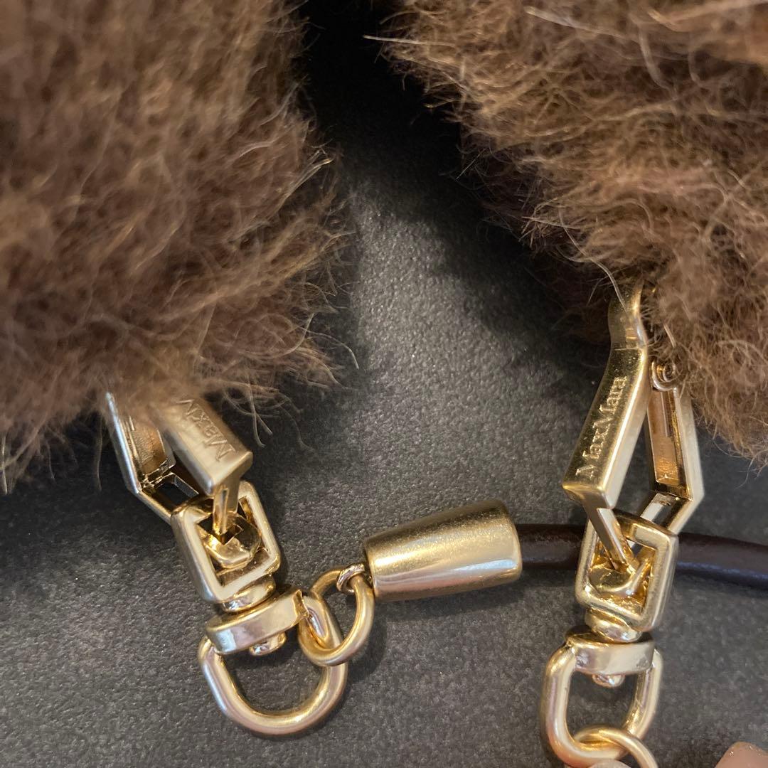 マックスマーラ　ミトン手袋　茶色