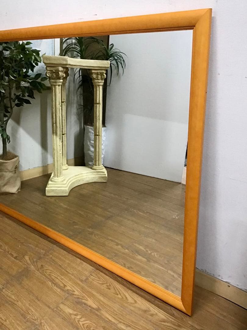 White Paper☆管355☆北欧ヴィンテージ☆超大型ウォールミラー