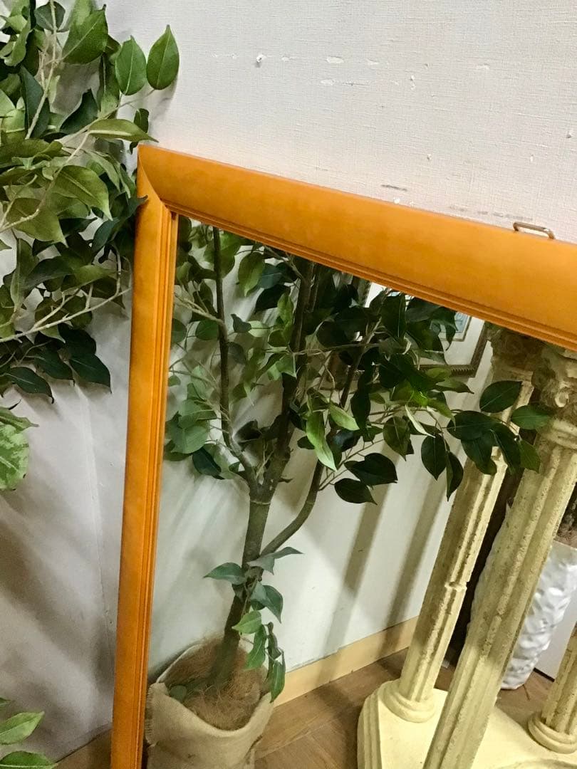 White Paper☆管355☆北欧ヴィンテージ☆超大型ウォールミラー