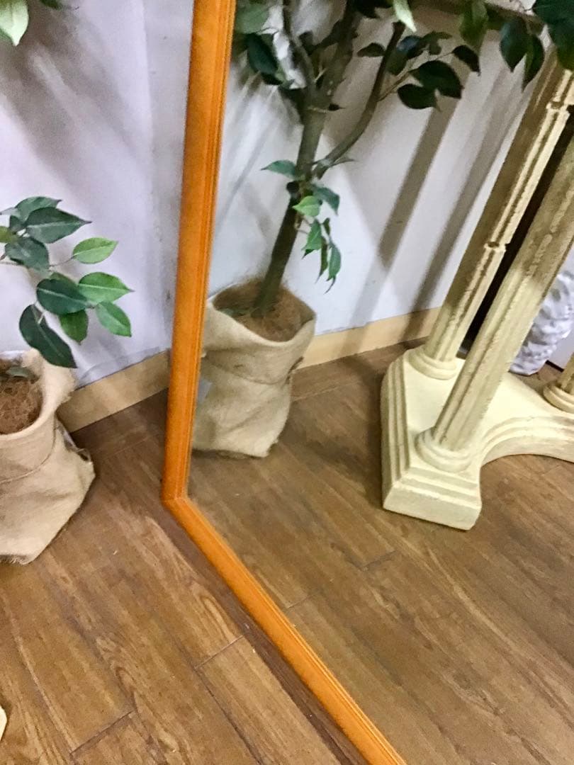 White Paper☆管355☆北欧ヴィンテージ☆超大型ウォールミラー