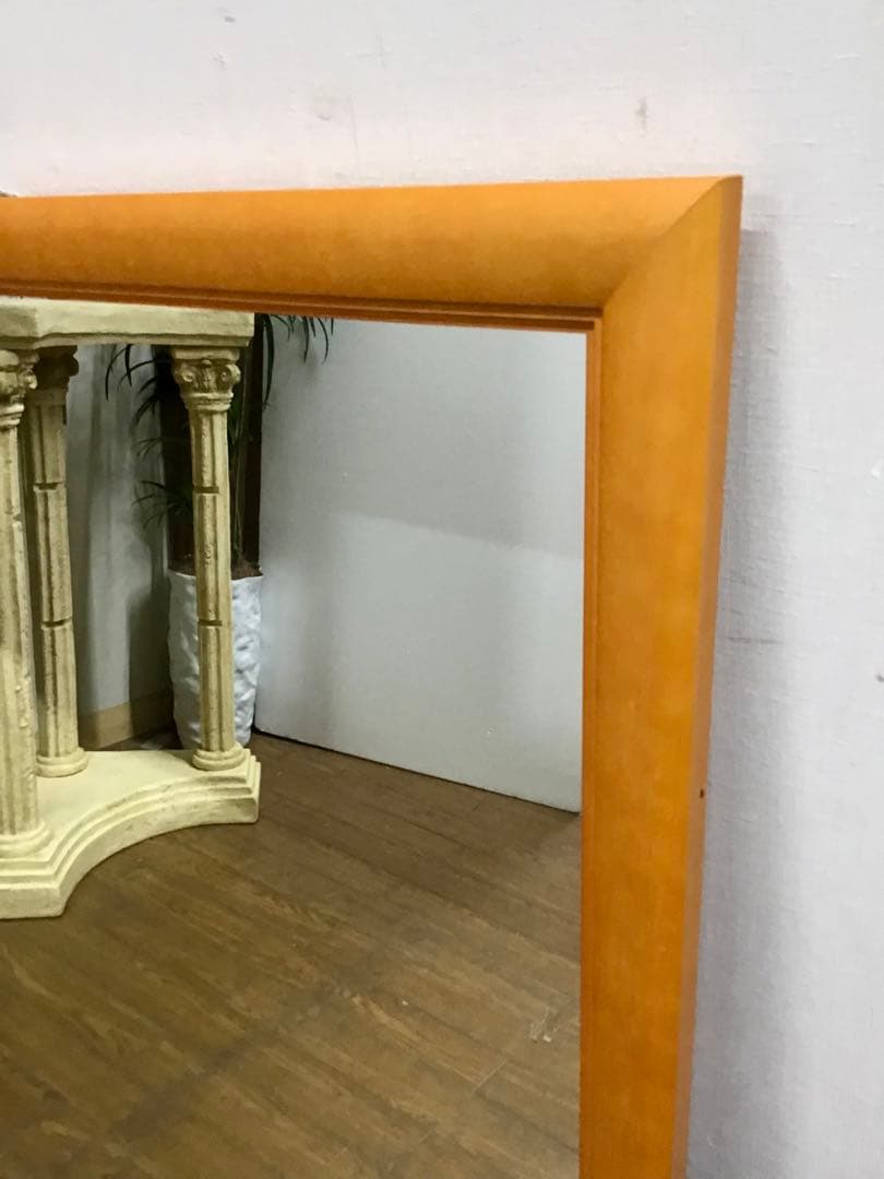 White Paper☆管355☆北欧ヴィンテージ☆超大型ウォールミラー