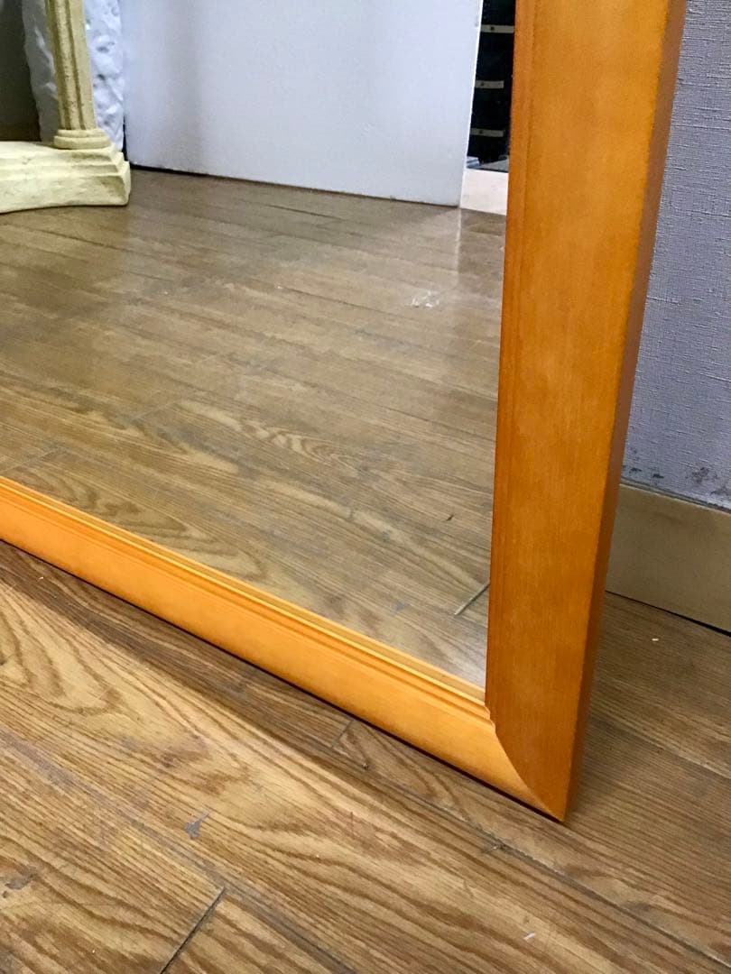 White Paper☆管355☆北欧ヴィンテージ☆超大型ウォールミラー